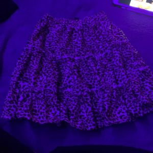 Cheetah print skirt